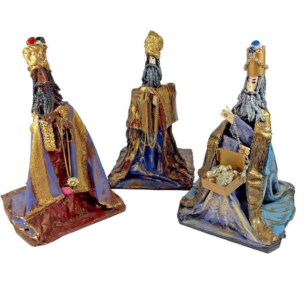 Artistic Nativity The Three Wise Men The Magi Unusual Fabric Nativity‎